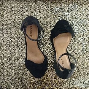 NIB Black High Heel Sandals
